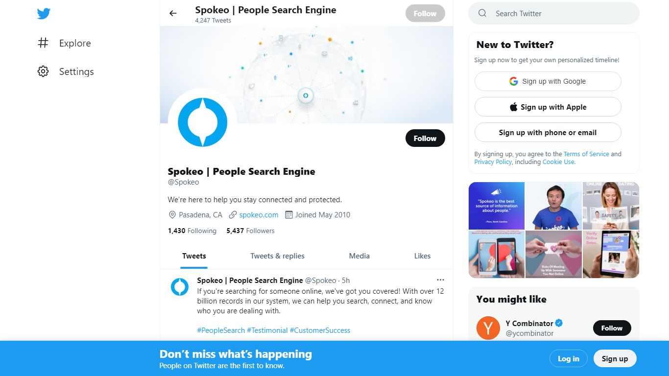 Spokeo | People Search Engine (@Spokeo) / Twitter